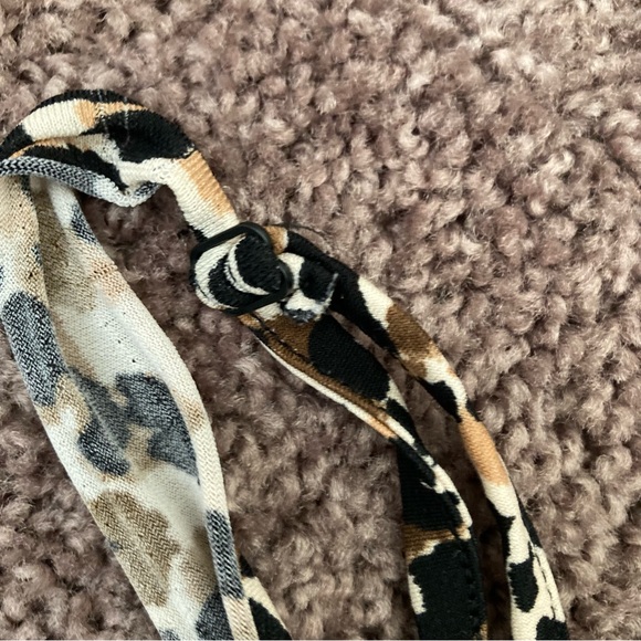 Miss Tina Spaghetti Strap Camisole Top Size Medium 8-10 Leopard Print - Picture 2 of 5